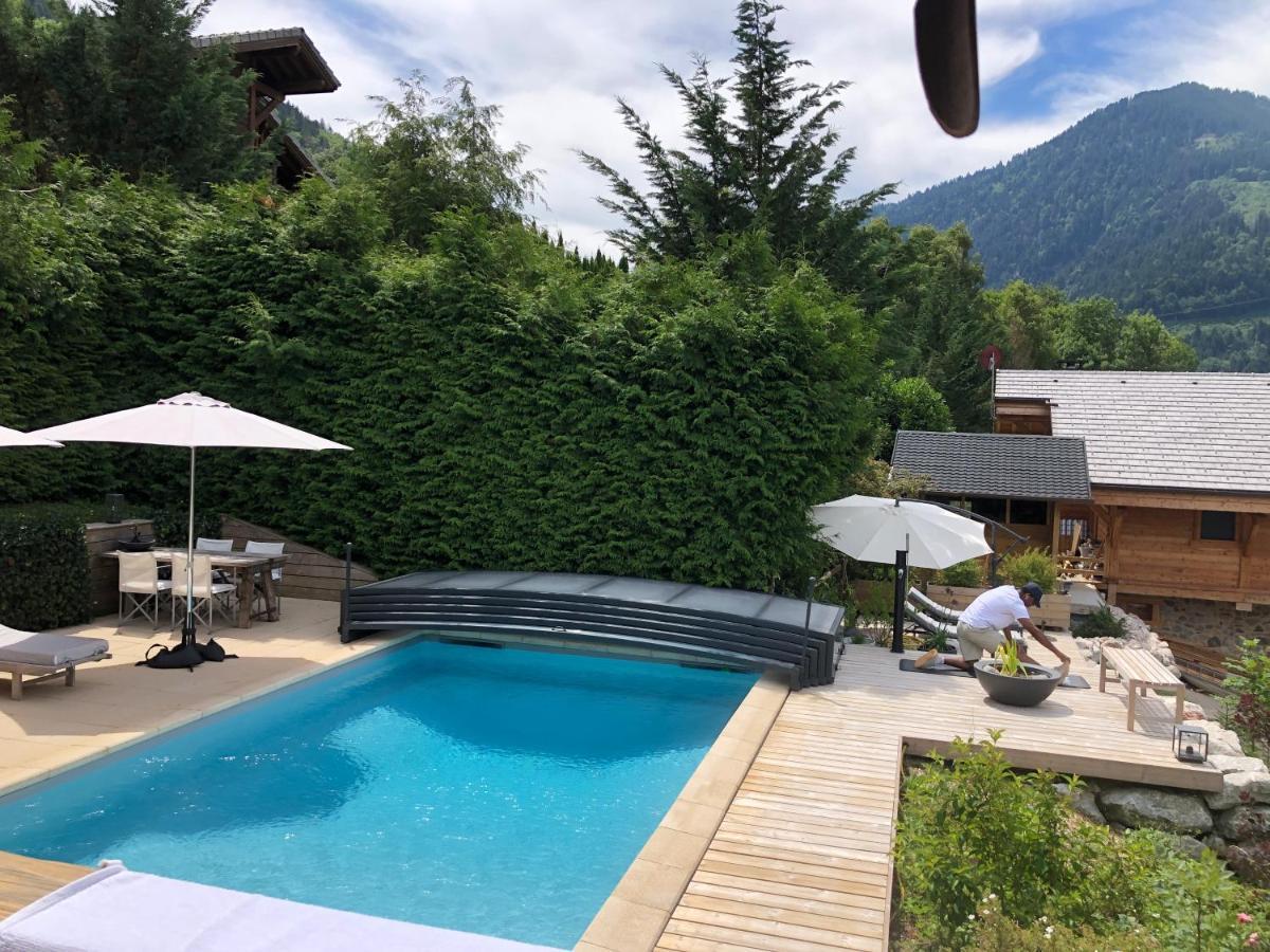 L'Ours Blanc Lodge Le Biot Luaran gambar