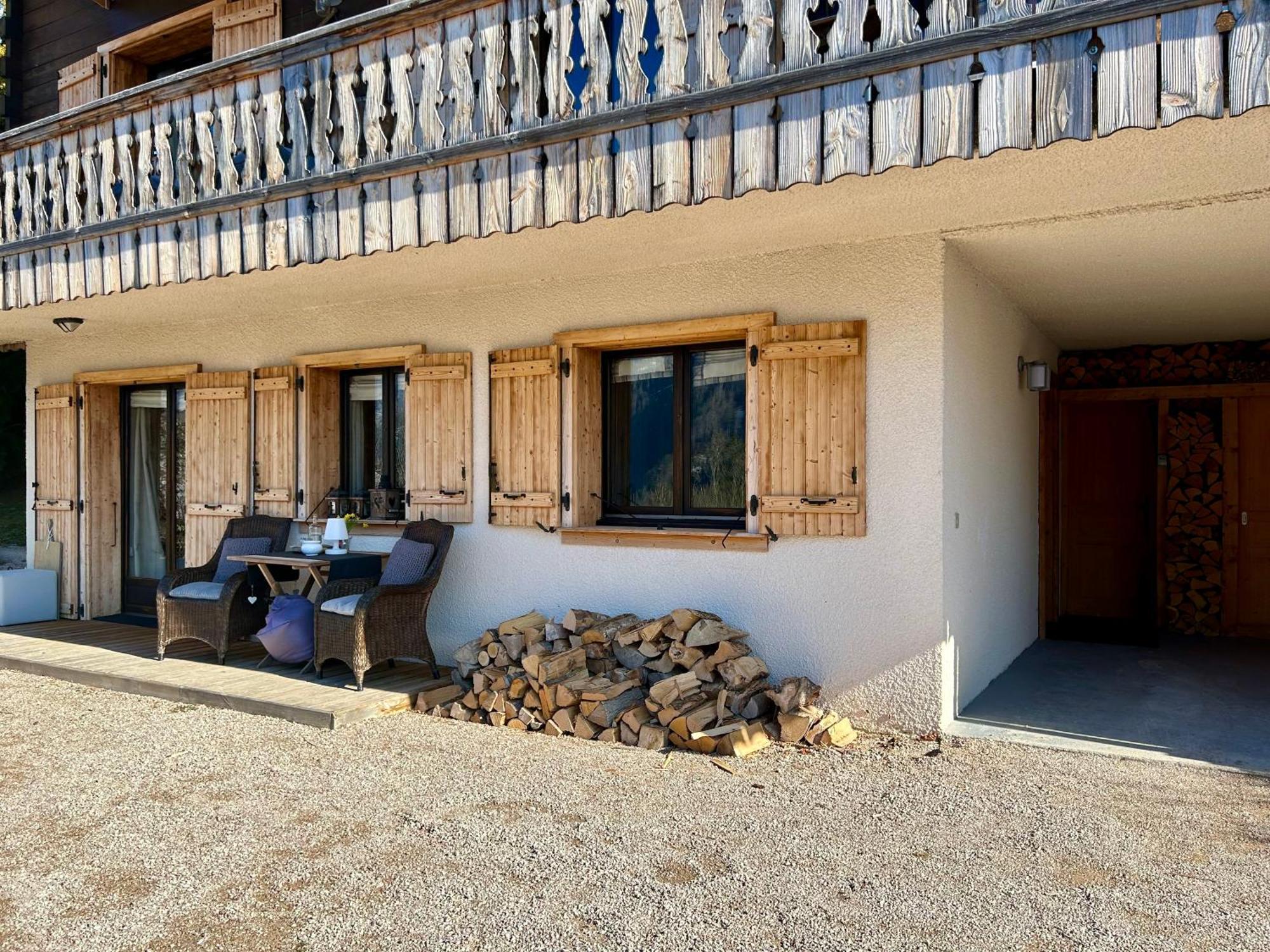 L'Ours Blanc Lodge Le Biot Luaran gambar