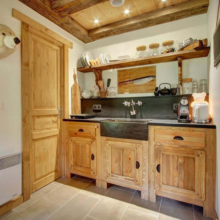 L'Ours Blanc Lodge Le Biot Luaran gambar