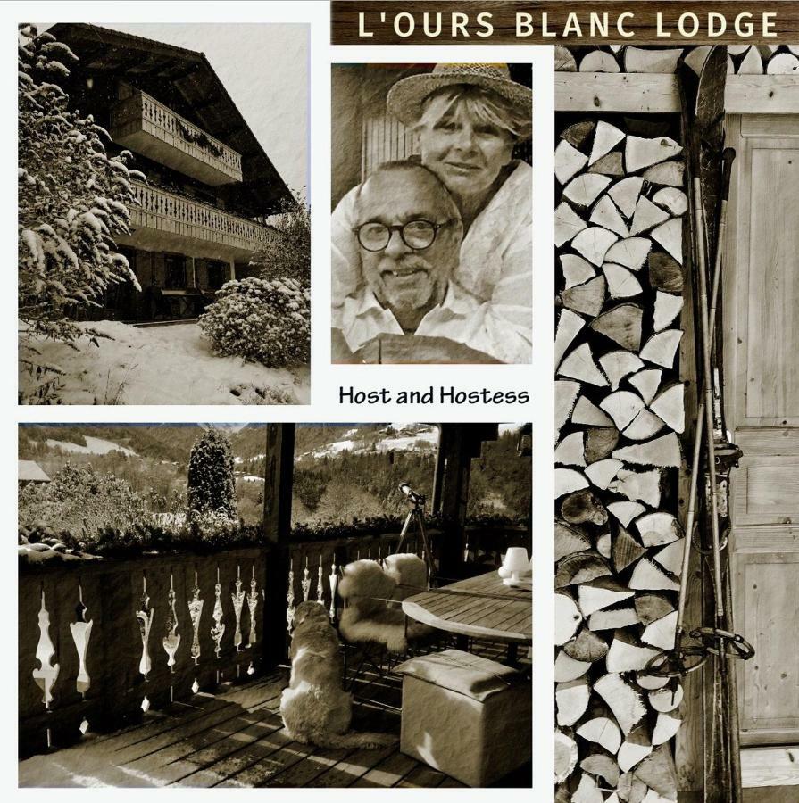 L'Ours Blanc Lodge Le Biot Luaran gambar