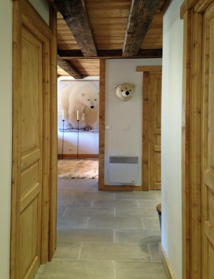 L'Ours Blanc Lodge Le Biot Luaran gambar