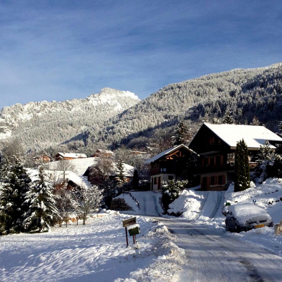L'Ours Blanc Lodge Le Biot Luaran gambar